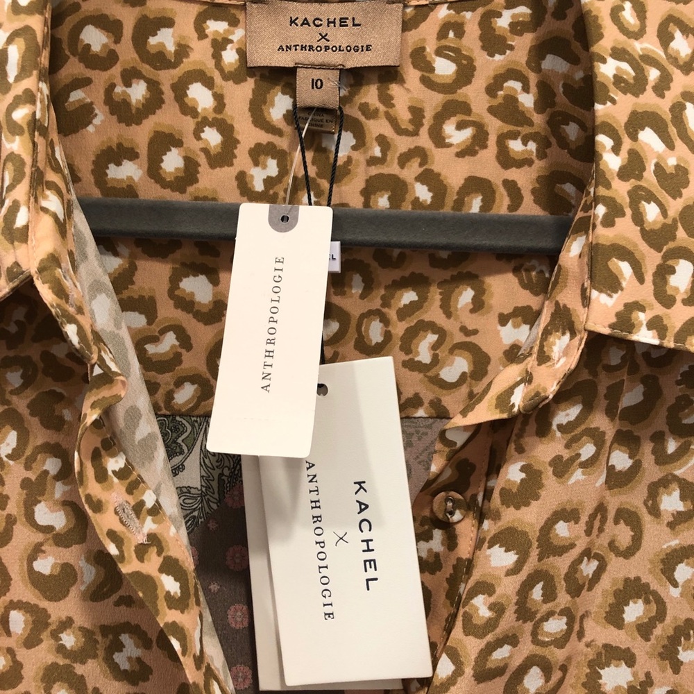 Kachel x Anthropologie Silk Paisley Tunic - Picture 3 of 4
